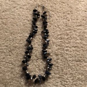 Dark jeweled necklace